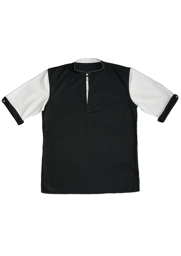 Monochrome Black & White Polo